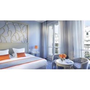 Buy cheap Ethiopia luxury hotel bedroom furniture of wood bed with dresser table and living room loveseat sofa set from wholesalers