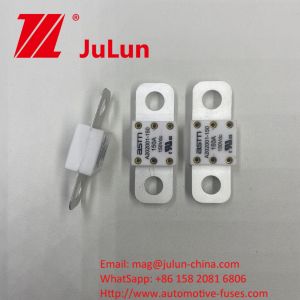 Buy cheap Ceramic Automotive Fuses ASTM A202001-200A 150VDC for EV Traction System Silver Material 20KA Breaking Capacity 16-20KA 400A 500A from wholesalers