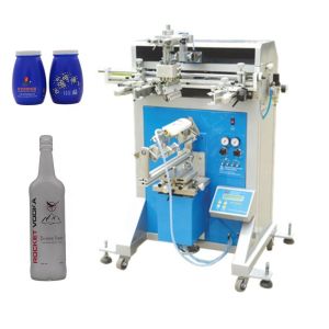Buy cheap Semi-Automatic Screen Printing Machine for Bottle Printing with 960x720x1320mm Dimensions and 0.6-0.8mpa Air Pressure from wholesalers