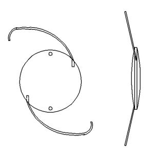 Buy cheap 6.5mm Posterior Chamber Intraocular Lens from wholesalers