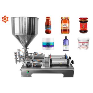 Stand Up Milk Juice Liquid Spout Pouch Filling Machine 0.4 - 0.6 Mpa Air