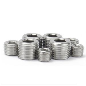 Buy cheap Plain Finish Hexagon Socket Pipe Plugs DIN906 for Building and Construction Projects from wholesalers