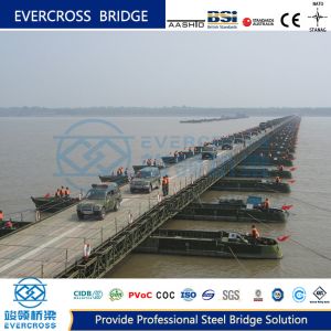 Buy cheap Heavy Loading Bailey Pontoon Floating Bridge For Emergency Situation product