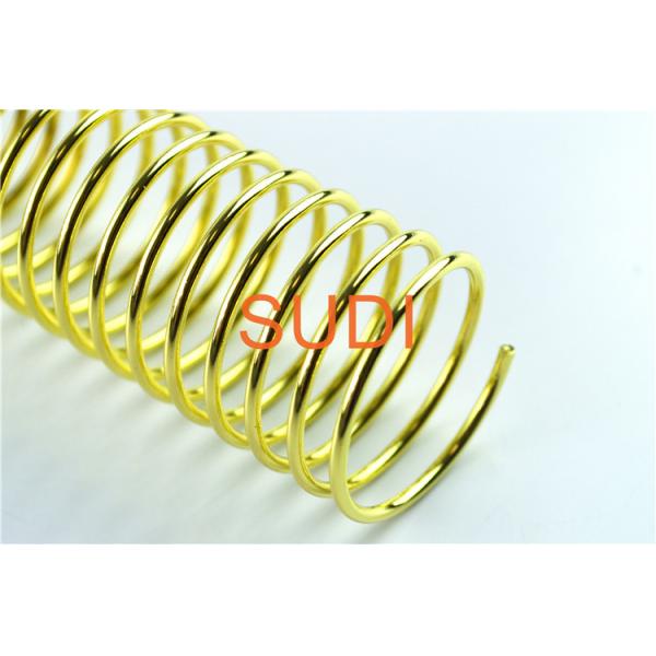 Buy cheap 2" 50.8 Mm 4:1 Pitch Electroplated Spiral Bound Coil For Notebooks And Calendars from wholesalers