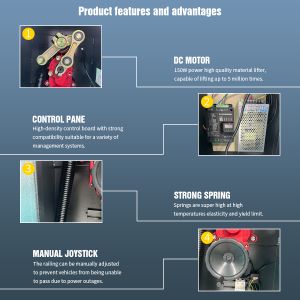 Buy cheap HCW Parking Barrier Gate with 150W Motor Power for Fast Lifting Speed and Stable Barrier Movement from wholesalers