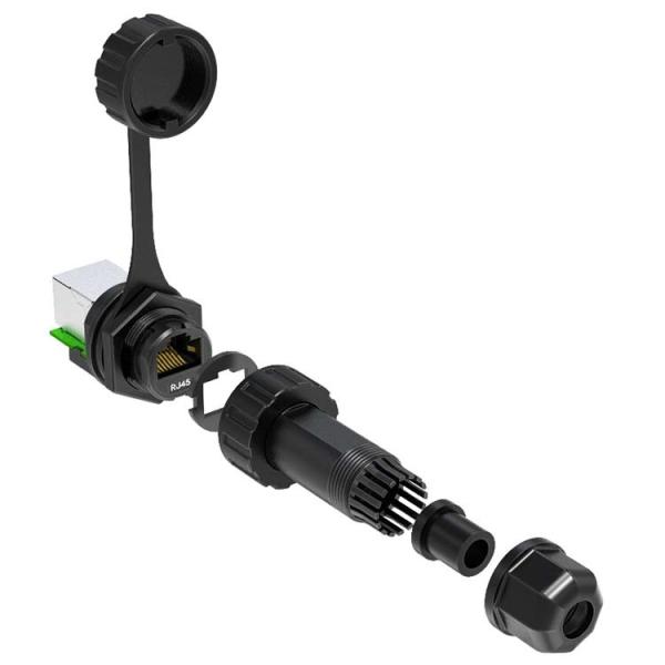 Buy cheap Pure Copper Male To Female RJ45 Extension Cable With Ear Fixed Screw Hole from wholesalers