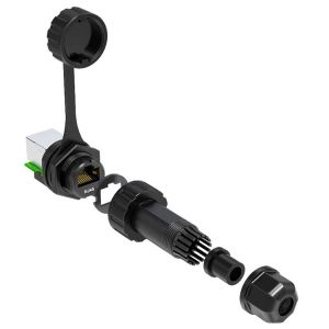 Buy cheap Pure Copper Male To Female RJ45 Extension Cable With Ear Fixed Screw Hole from wholesalers