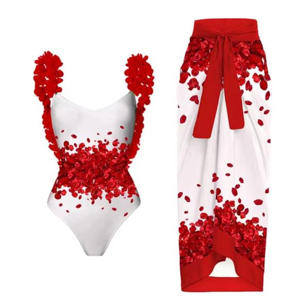 Quality Cup Type Padded Three Piece Swimwear with Regular Thickness L for sale