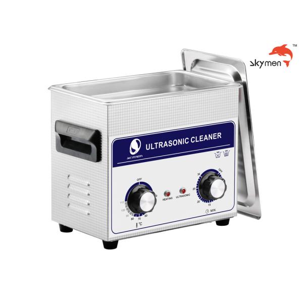 Quality JP-020 Medical Ultrasonic Cleaner , 120W Ultrasonic Parts Washer 3.2L Mechanical Knob for sale