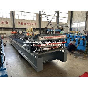 Precise Customizable Roofing Sheet Roll Forming Machine Hydraulic Cutting