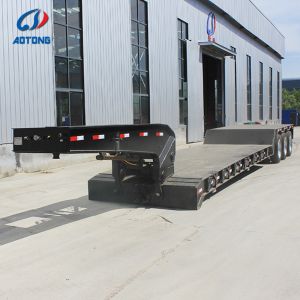 Buy cheap Hydraulic Removable Gooseneck Lowboy Trailer 100T Payload 18000mm from wholesalers