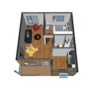 Easy-to-Transport Flat Pack Container House Convenient and Portable for Your