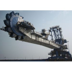 Bucket Wheel Stacker And Reclaimer System For Longitudinal Stockyard