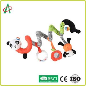 Buy cheap BSCI Baby Panda Plush Spiral Toy With Mirrors Customized from wholesalers