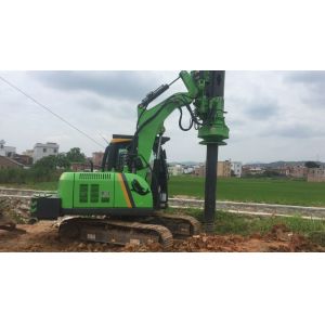 China Pile Drilling Machine / Rotary Piling Rig for Construction Stratum Bored Max Torque 40KN.m on sale