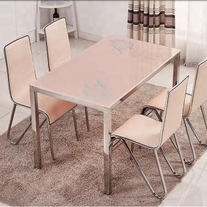 Buy cheap Multi Functional Glass Top Dining Room Table , Practical Marble Dining Table from wholesalers