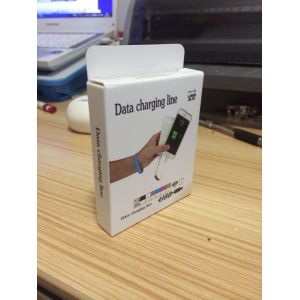 2017 new arrival wristband usb cable for iphone samsung