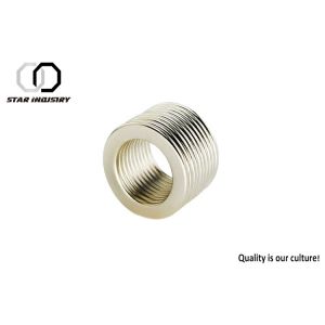 Buy cheap MSDS Approval N52 Qualified Ring Neodymium Permanent Magnets from wholesalers