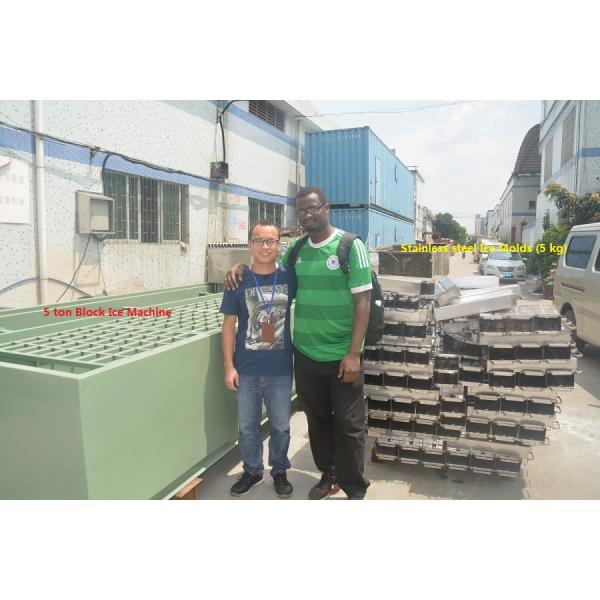 Buy cheap 3 Tons Stainless Steel Industrial Commercial Ice Block Making Machine R507 / R404a from wholesalers