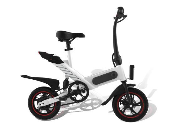 Buy cheap High Carbon Steel Frame Folding Electric Bicycle 12'' Pneumatic Tire Speed 25KM/H from wholesalers