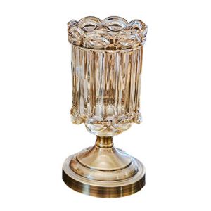 Buy cheap Classical Crystal Glass Transparent Vase Flower Display Glass Vase from wholesalers