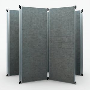 Buy cheap Hotel / Laboratory Foldable Soundproof Partition Wall Fireproof Board With Fabric from wholesalers