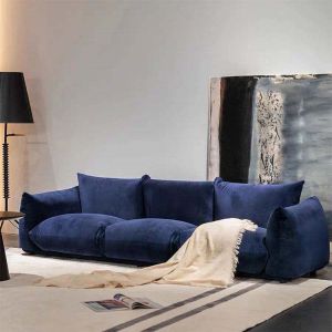 Buy cheap Mail Packing Y Fabric 3 Seater Living Room Sofa Italian Minimalism Design Furniture Marenco Style Elegant Comfortable from wholesalers