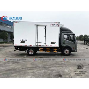 Buy cheap 3T Dongfeng Small Refrigerated Delivery Truck With Thermo King Unit from wholesalers