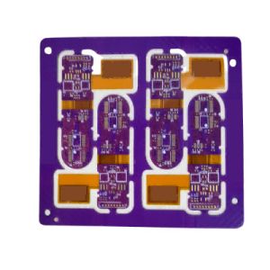 Buy cheap Rigid Flex PCB Board Flexible Adhesive With ENIG Surface Treatment product
