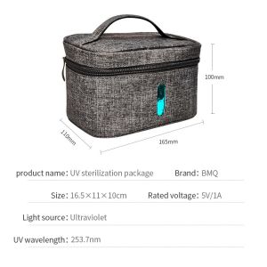 Leather Disinfection Bag UVC UV Sterilizer Lamp