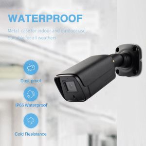 8CH Full HD Face Detection Cctv Camera Night Vision Waterproof Bullet Camera