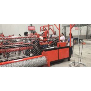 Buy cheap 3m width Fully Automatic Diamond Wire Mesh Chain Link Fence Netting Making Machine from wholesalers