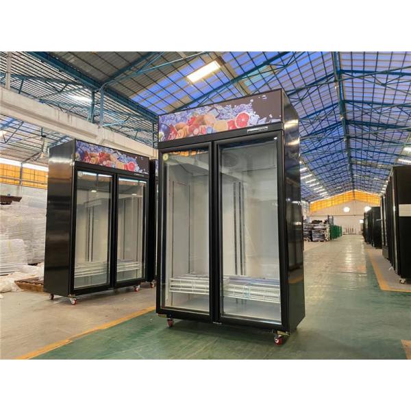 1000L Commercial Glass Door Freezer Vertical Display Refrigerator Freezer