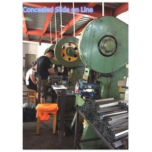 Buy cheap Heavy Duty Undermount Soft Close Drawer Slides Single Extension Galvanized from wholesalers