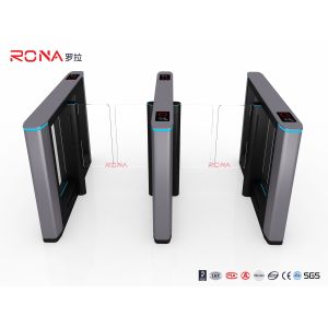 Access Control Speed Gate Turnstile 6 Pairs IR Light Detectors With Card Readers