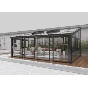 Buy cheap Durability Glass House with Abundant Natural Light Modern Style and Weather Resistant Design product