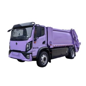Buy cheap Pure Electric 8-Square Compression Garbage Truck for Environmentally-Friendly Waste Management from wholesalers