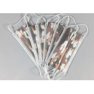 Buy cheap Dust Camouflage Adult Anti Pollution Earloop Face Mask from wholesalers