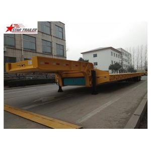 Buy cheap 60-100T Heavy Duty Lowboy Trailer Highly Robust Structure Steel Material from wholesalers