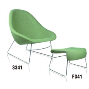 Buy cheap America style home upholstered recliner chair with ottoman from wholesalers