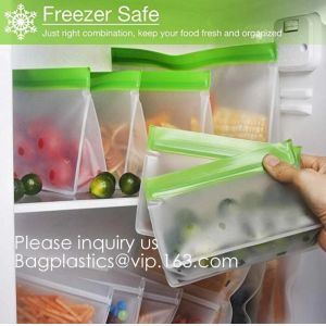 Buy cheap Eco friendly Zipper Leakproof Freezer Bag Washable Reusable PEVA Sandwich Snacks Storage Bags For Fruits Vegetables Lunc from wholesalers