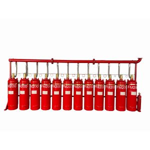 Non Corrosive HFC227ea Fire Suppression System Without Pollution For Library