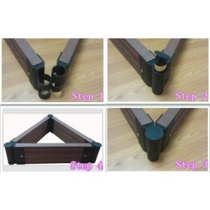 Buy cheap Accembly wpc planter modern garden flower vegetable pot from wholesalers