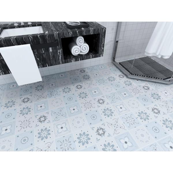 Peel and Stick Floor Tile Paper for Plastic Flooring in Easy-to-Install Style