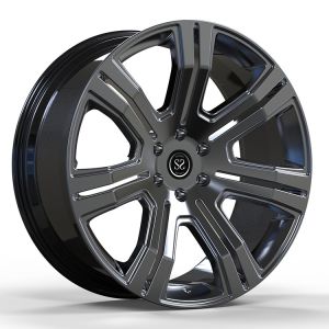 Buy cheap Hyper Black 24X10 6x139.7 Custom Alloy Rims for Lexus Lx600 from wholesalers