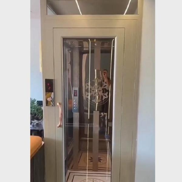 Quality Modern Traction Home Elevator | Lightweight Aluminium Frame for sale