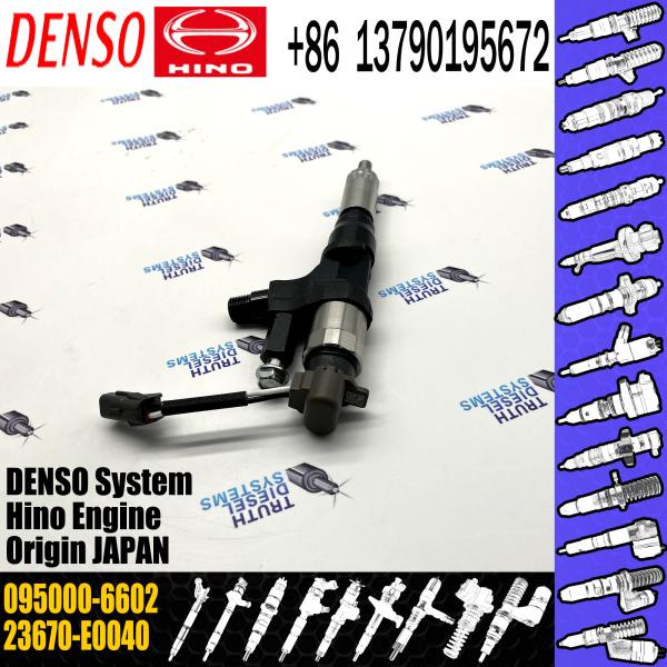 095000-6602, 095000-6603 common rail injector for HINO J08C J08E 500 Series 23670-E0040