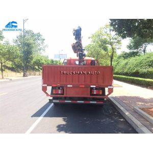 Buy cheap 160hp Sinotruck Howo Light Truck With 3 Tons Stright Arm Crane Mounted from wholesalers