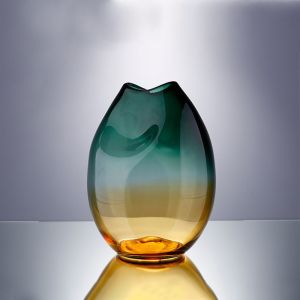 Mouth Blown Nordic Artificial Decorative Glass Vases