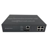 Buy cheap 4x10/100/1000Base-TX to 2x1000Base-X SFP Managed PoE Switch With 4xPoE in product